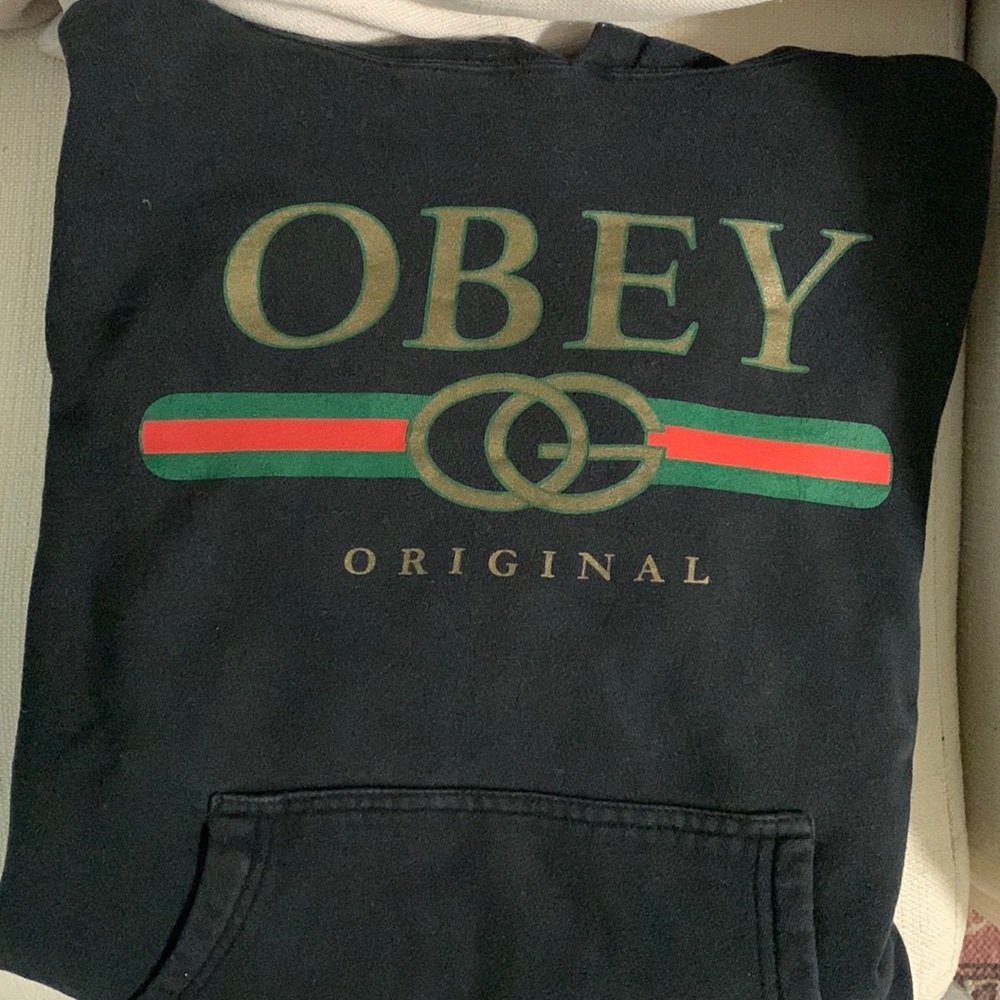 Obey women’s hoodie Gucci style